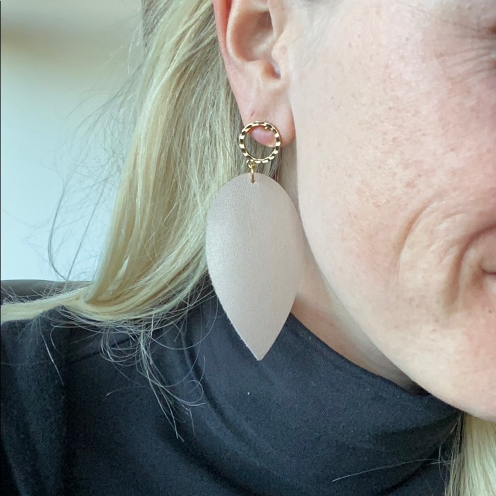 Tear Drop Earrings - Picture 2 of 3